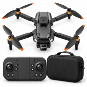 F9 Foldable Dual Camera Drone | 4 Brushless Motors, 4-Way Obstacle Avoidance, Optical Flow Stabilization | Remote Control Quadcopter | Ages 14+